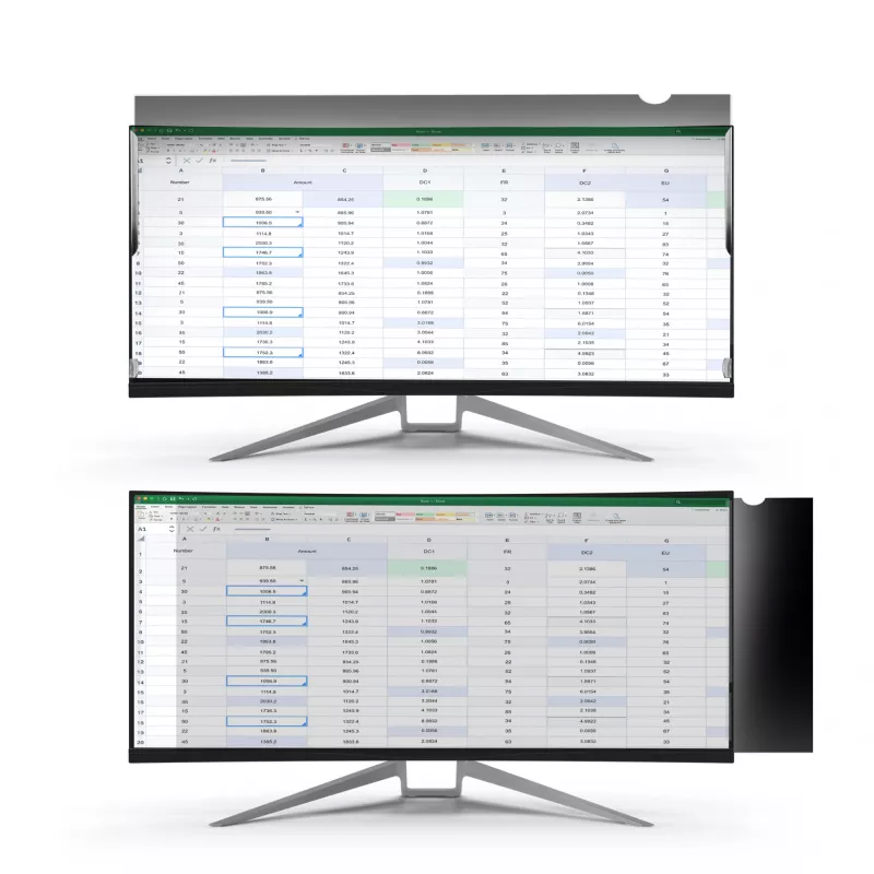 StarTech.com Monitor-Blickschutzfolie für 34 Zoll Ultrawide-Display – 21:9 Widescreen – Computerbildschirm-Sicherheitsfilter – Blaulichtreduzierender Schutz – matt/glänzend – +/-30 Grad