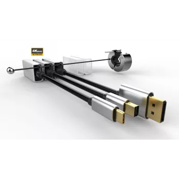 Vivolink PROADRING7S Videokabel-Adapter DisplayPort + Mini DisplayPort + USB Typ-C 3 x HDMI