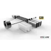 Vivolink PROADRING7S Videokabel-Adapter DisplayPort + Mini DisplayPort + USB Typ-C 3 x HDMI