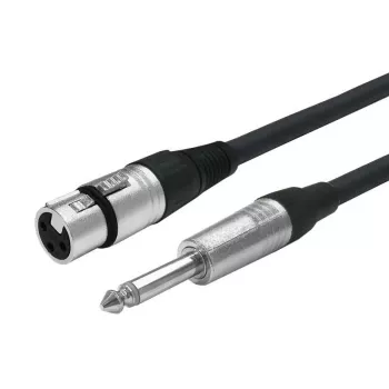 Vivolink PROAUDXLRFJACK3 Audiokabel 3 m XLR 6,35 mm Schwarz