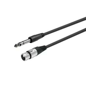 Audiokabel Vivolink PROAUDXLRFJACKS1 1m XLR Female 6,35mm Male Schwarz