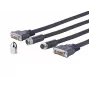 Vivolink PRODVICW15 DVI-Kabel 15 m DVI-D Schwarz