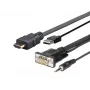 Kabel HDMI USB VGA AUDIO Vivolink PROHDMIMVGA2