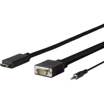 Vivolink PROHDMIVGA1 Videokabel-Adapter 1 m HDMI Typ A (Standard) VGA (D-Sub) Schwarz