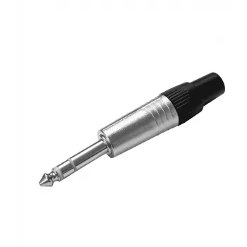 Vivolink PROJACK6.3S Audiokabel 6,35 mm Schwarz Stecker auf Stecker Kupfer