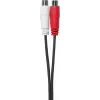 Vivolink PROMJMRCAF0.2 Audiokabel 0,2 m 2 x RCA 3,5 mm Schwarz