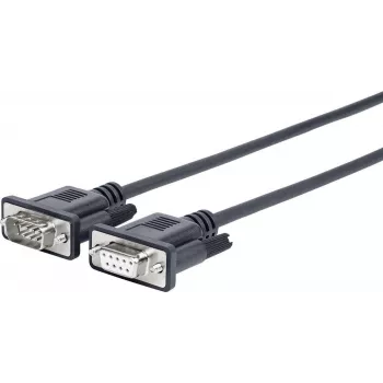 Vivolink PRORS15 serielles Kabel Schwarz 15 m RS-232