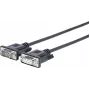 Vivolink PRORS15 serielles Kabel Schwarz 15 m RS-232