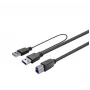 USB-Kabel Vivolink PROUSB3AB3C-DUAL High-Speed-Datenübertragung