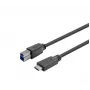 Vivolink PROUSBCBMM20 USB-Kabel USB 3.2 Gen 1 (3.1 Gen 1) 20 m USB C USB B Schwarz