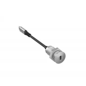 Vivolink PROUSBCMF0.3SOCKET USB-Kabel USB 3.2 Gen 2 (3.1 Gen 2) 0,3 m USB C Grau