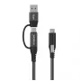 Vivolink PROUSBCMM1.5ADP USB-Kabel USB 3.2 Gen 2 (3.1 Gen 2) 1,5 m USB C Schwarz