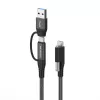 Vivolink PROUSBCMM1.5ADP USB-Kabel USB 3.2 Gen 2 (3.1 Gen 2) 1,5 m USB C Schwarz