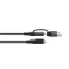 Vivolink PROUSBCMM1.5ADP USB-Kabel USB 3.2 Gen 2 (3.1 Gen 2) 1,5 m USB C Schwarz