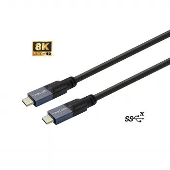 Vivolink PROUSBCMM6 USB-Kabel USB 3.2 Gen 2 (3.1 Gen 2) 6 m USB C Schwarz