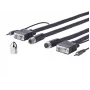 Vivolink PROVGASCW10 VGA-Kabel 10 m VGA (D-Sub) Schwarz