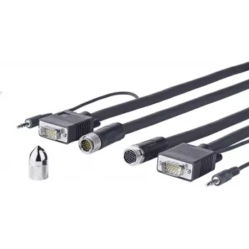 Vivolink PROVGASCW15 VGA-Kabel 15 m VGA (D-Sub) Schwarz