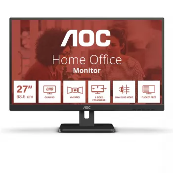 AOC E3 Q27E3UAM Computer Monitor 68,6 cm (27 Zoll) 2560 x 1440 Pixel Quad HD Schwarz