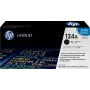 HP 124A Schwarz Original LaserJet Tonerkartusche