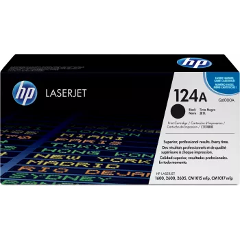 HP 124A Schwarz Original LaserJet Tonerkartusche