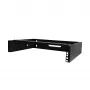 StarTech.com 2U Wandmontage-Netzwerkschrank – 14 Zoll tief (Low Profile) – 19 Zoll Patchpanel-Halterung für flache Server, IT-Geräte, Netzwerk-Switches – 35 kg Tragfähigkeit, Schwarz