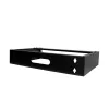 StarTech.com 2U Wandmontage-Netzwerkschrank – 14 Zoll tief (Low Profile) – 19 Zoll Patchpanel-Halterung für flache Server, IT-Geräte, Netzwerk-Switches – 35 kg Tragfähigkeit, Schwarz