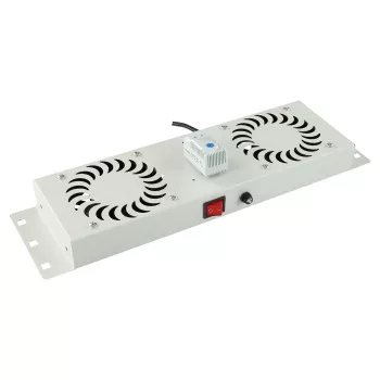 Rack-Zubehör Lanview RAF115WH-UK 1U 2 Lüfter Weiß