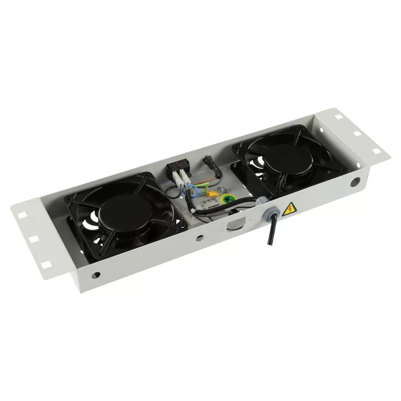 Rack-Zubehör Lanview RAF115WH-UK 1U 2 Lüfter Weiß