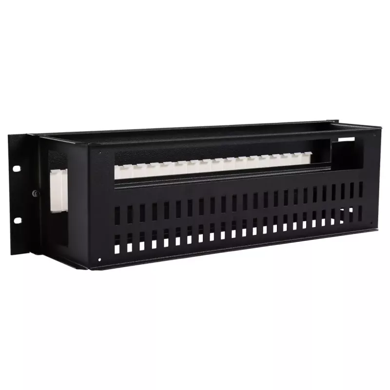 Rack-Zubehör Lanview RAX630BL Schwarz 3HE 19 Zoll