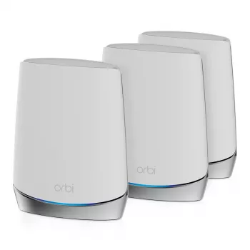 NETGEAR Orbi RBK753 AX4200 WiFi 6 Mesh-System Tri-Band (2,4 GHz / 5 GHz / 5 GHz) Wi-Fi 6 (802.11ax) Weiß 7 Intern