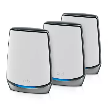 NETGEAR Orbi RBK853 AX6000 WiFi 6 Mesh System Tri-Band (2,4 GHz / 5 GHz / 5 GHz) Wi-Fi 6 (802.11ax) Grau 4 Intern