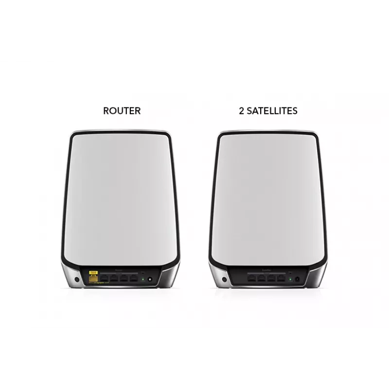NETGEAR Orbi RBK853 AX6000 WiFi 6 Mesh System Tri-Band (2,4 GHz / 5 GHz / 5 GHz) Wi-Fi 6 (802.11ax) Grau 4 Intern