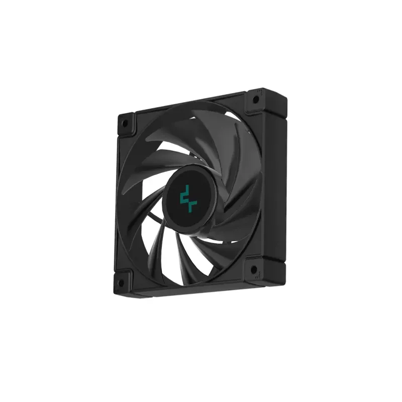 PC-Gehäuse DeepCool CC560 V2 Midi Tower Schwarz — ATX/microATX, Tempered Glass, RGB-Front, 360mm-Front-Radiator, 370mm-GPU