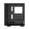 PC-Gehäuse DeepCool CC560 V2 Midi Tower Schwarz — ATX/microATX, Tempered Glass, RGB-Front, 360mm-Front-Radiator, 370mm-GPU