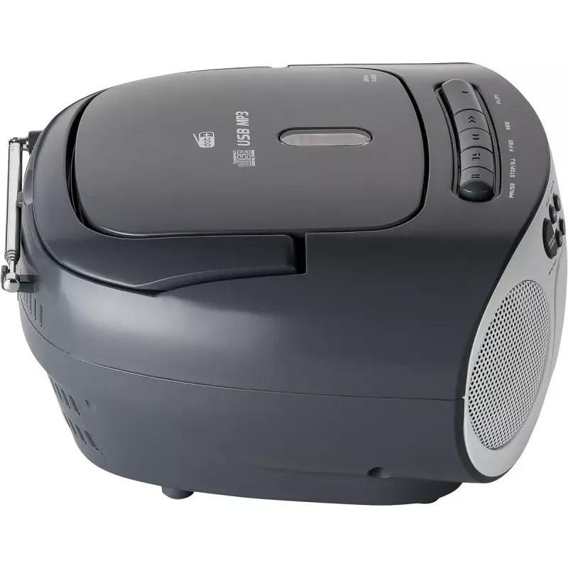 Tragbarer Ghettoblaster Reflexion RCR2260DAB weiß/grau mit DAB+/UKW-Tuner und CD-Player
