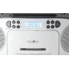 Tragbarer Ghettoblaster Reflexion RCR2260DAB weiß/grau mit DAB+/UKW-Tuner und CD-Player