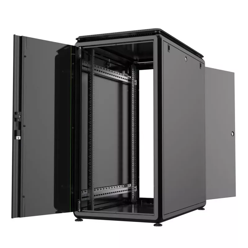 Rackschrank Lanview RDL22U61BL 22U Schwarz 600kg IP20