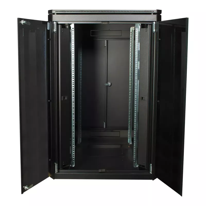 Freistehender Rack-Schrank LOGON RDL22U88BL 22U Schwarz 600 kg Kapazität