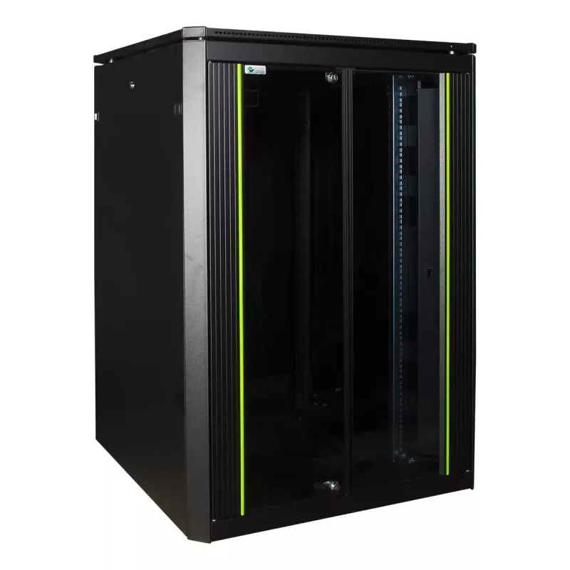 Freistehender Rack-Schrank LOGON RDL22U88BL 22U Schwarz 600 kg Kapazität