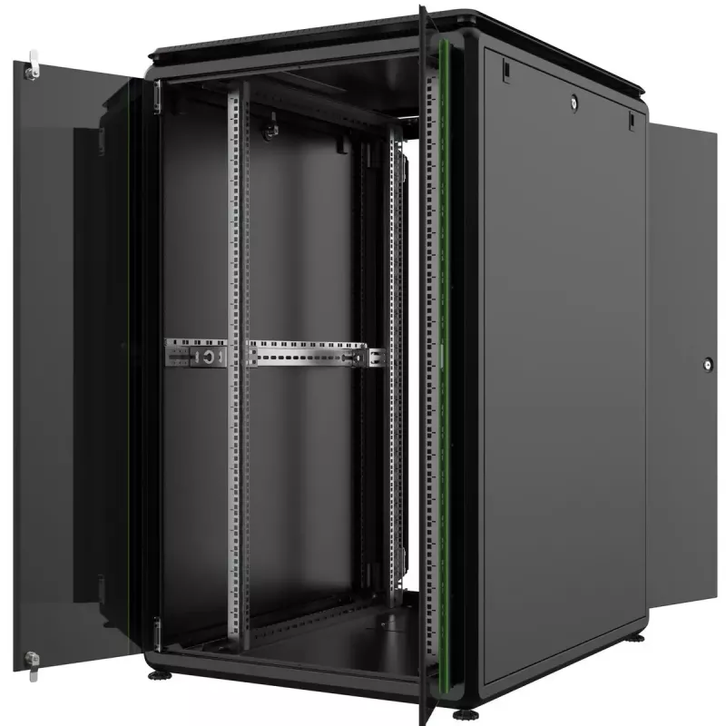 Rack-Schrank Lanview RDL26U81BL 26U Schwarz 600kg IP20