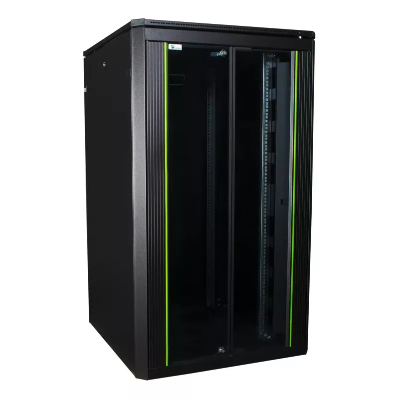 Freistehender Rack-Schrank LOGON RDL26U88BL 26U Schwarz 600 kg Kapazität