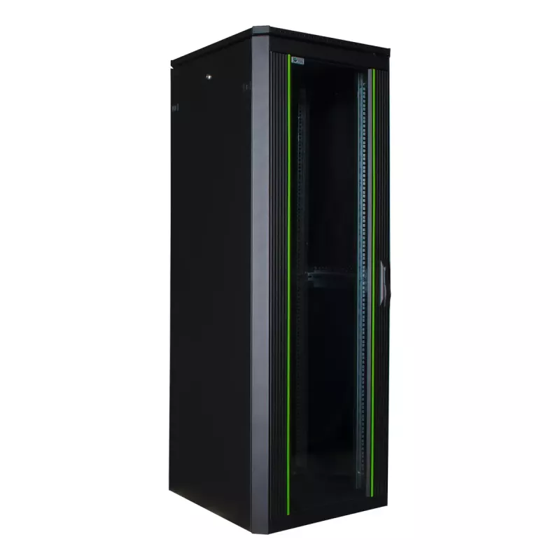 Freistehendes Rack LOGON RDL32U66BL 32U Schwarz 600 kg Tragfähigkeit