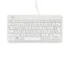 R-Go Tools Ergonomische Tastatur R-Go Compact Break, kompakte Tastatur mit Pausen-Software, QWERTZ (DE), kabelgebunden, weiß