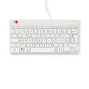 R-Go Tools Ergonomische Tastatur R-Go Compact Break, kompakte Tastatur mit Pausen-Software, QWERTZ (DE), kabelgebunden, weiß
