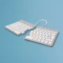 R-Go Tools Ergonomische Tastatur R-Go Split Break mit Pausensoftware, ergonomische geteilte Tastatur, QWERTZ (DE), Bluetooth, weiß