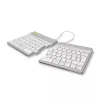 R-Go Tools Ergonomische Tastatur R-Go Split Break mit Pausensoftware, ergonomische geteilte Tastatur, QWERTZ (DE), Bluetooth, weiß
