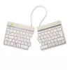 R-Go Tools Ergonomische Tastatur R-Go Split Break mit Pausensoftware, ergonomische geteilte Tastatur, QWERTZ (DE), Bluetooth, weiß
