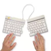 R-Go Tools Ergonomische Tastatur R-Go Split Break mit Pausensoftware, ergonomische geteilte Tastatur, QWERTZ (DE), Bluetooth, weiß