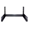 StarTech.com 2-Pfosten 4HE Desktop-Server-Rack, kleines offenes 19-Zoll-Computer-Rack, kompaktes Netzwerk-Rack für AV-/Studio-/Daten-/IT-Geräte – freistehendes Zwei-Pfosten-Rack für Zuhause/Büro