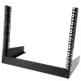 StarTech.com 2-Post 8U Desktop-Server-Rack, kleines Open-Frame 19-Zoll-Computer-Rack, kompaktes Netzwerk-Rack für AV-/Studio-/Daten-/IT-Equipment – freistehendes Zwei-Pfosten-Rack für Zuhause/Büro